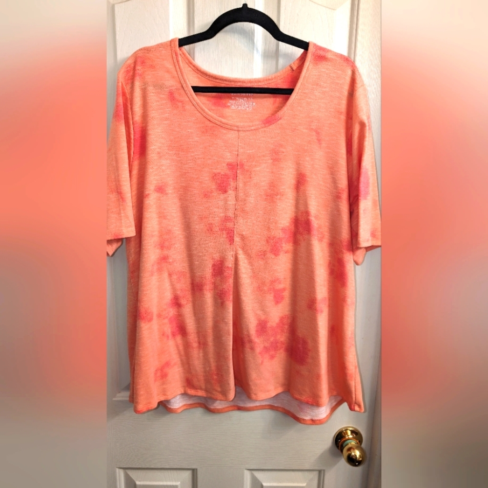 XL Westbound Orange Tie Dye Short Sleeve Tee
